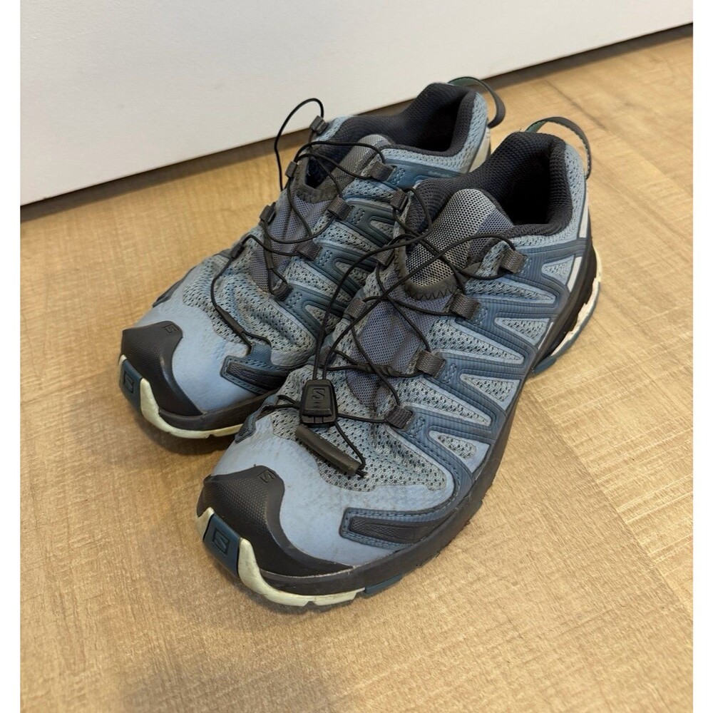 Salomon XA Pro 3D V8 Women Trail Running Shoes Ashley Blue Ebony Opal Blue